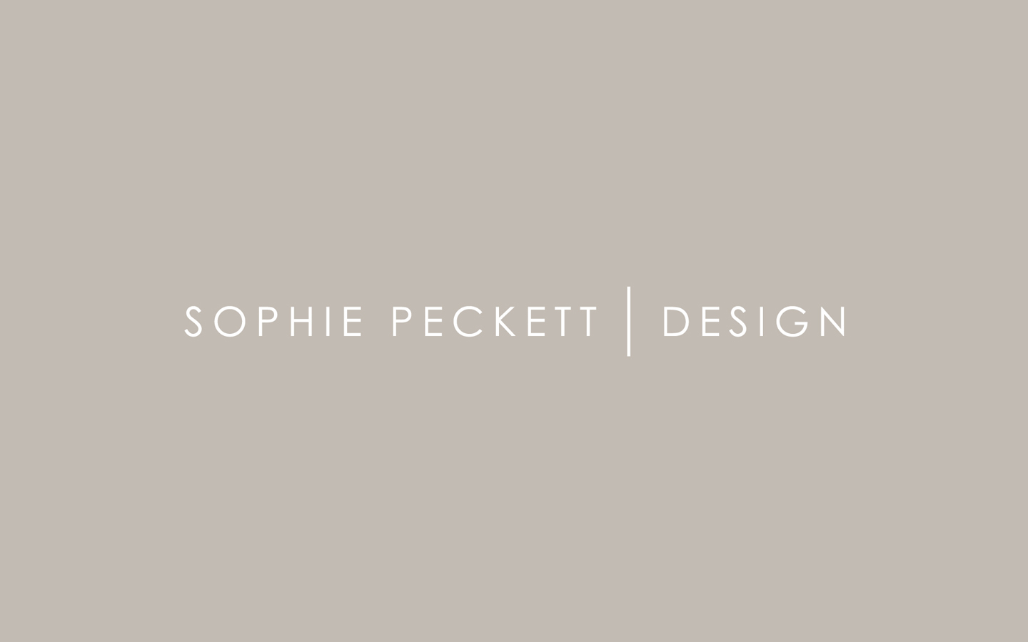 Sophie Peckett Logo Design in Brand Colours