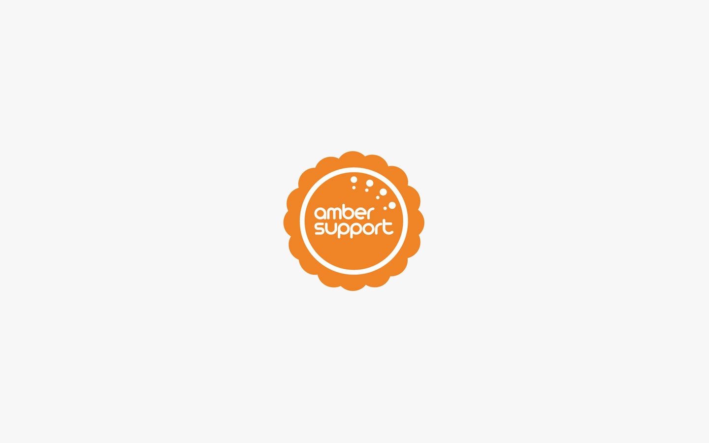 Amber Support Services Bromsgrove, Logo Design in Colour