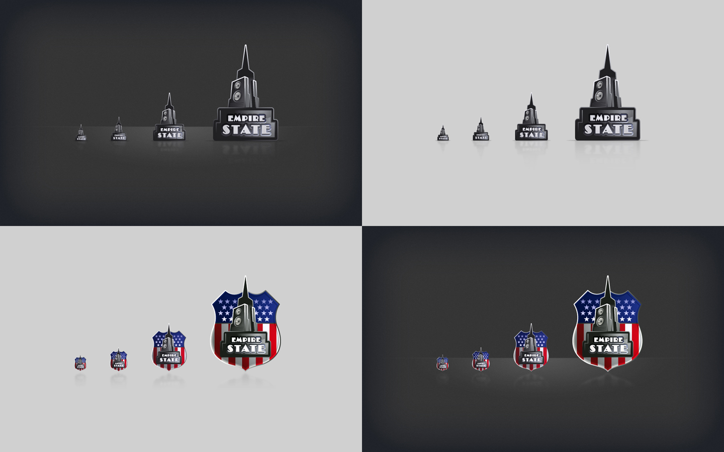 Empire State Recordings, Icon Design Colour and Variation