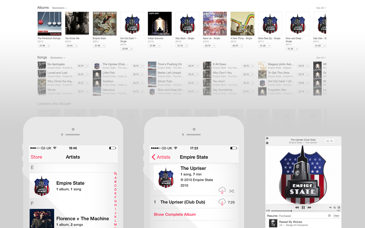 Empire State Recordings, Icon Design on iTunes