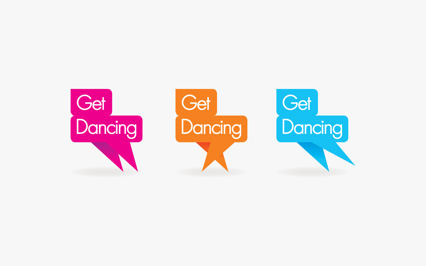 Get Dancing, Logo Design in Brand Colours