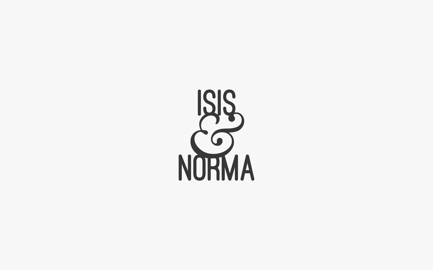 Isis and Norma, Interior Designer Logo Design