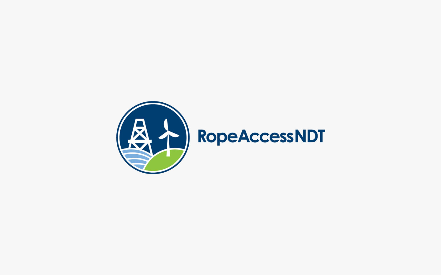 Rope Access NDT, Logo Design in Brand Colours