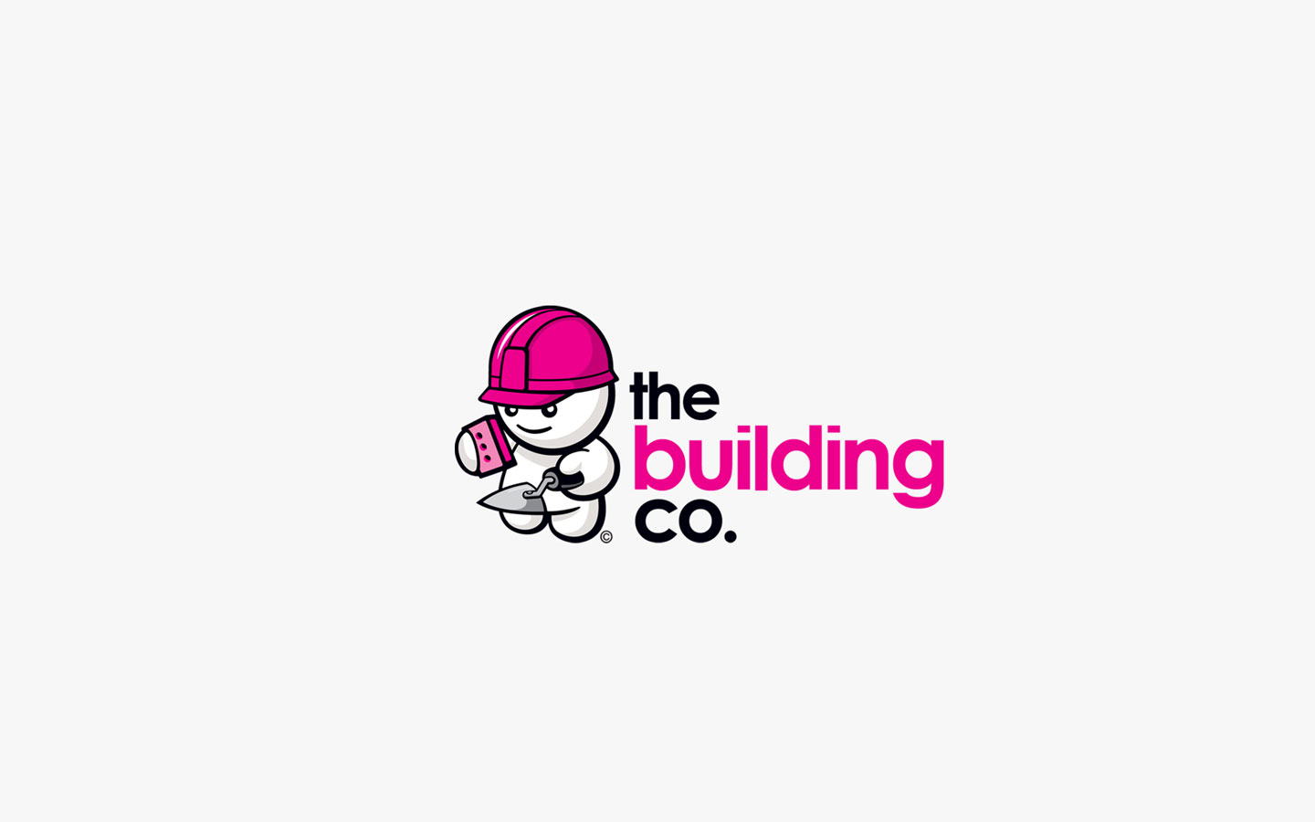 The Building Company, Logo Design in Brand Colours
